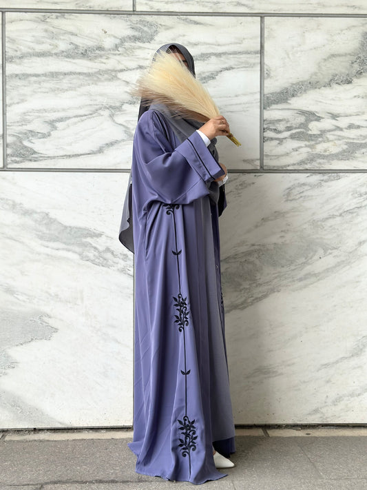 Layla Abaya - Iris Blue
