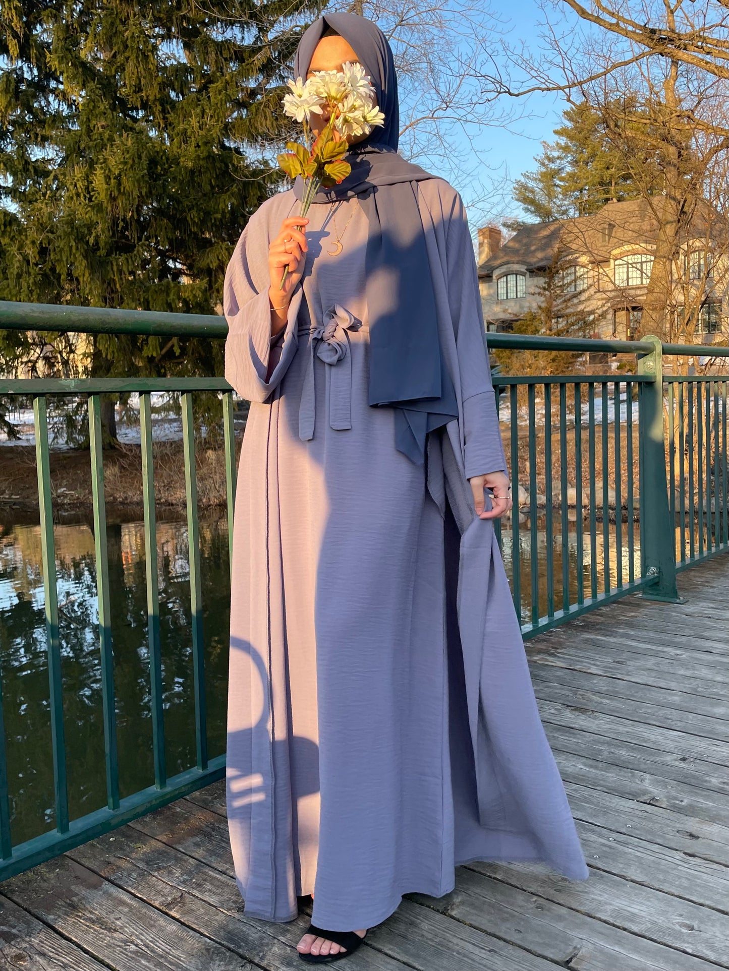 Amani Abaya - Soft Lavender