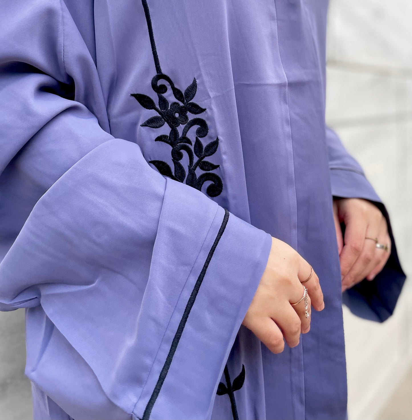 Layla Abaya - Iris Blue
