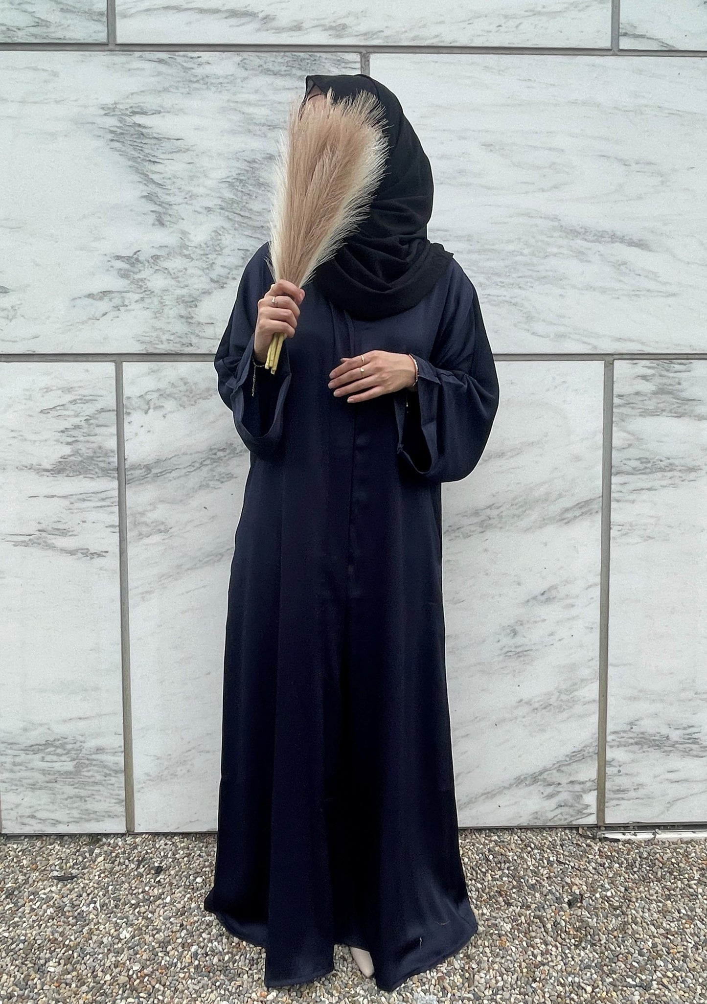Moonlight Abaya - Navy Blue