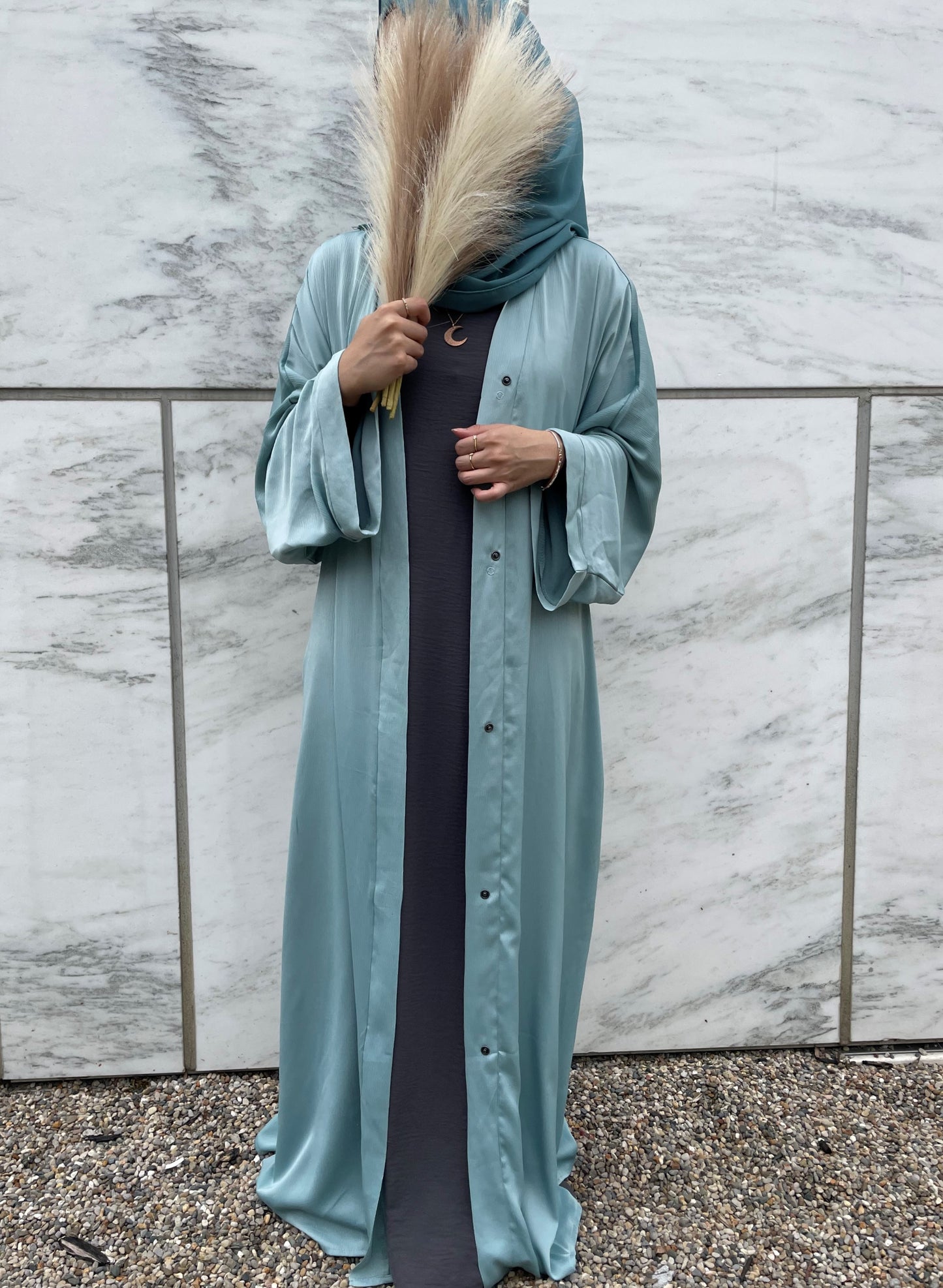 Moonlight Abaya - Mint
