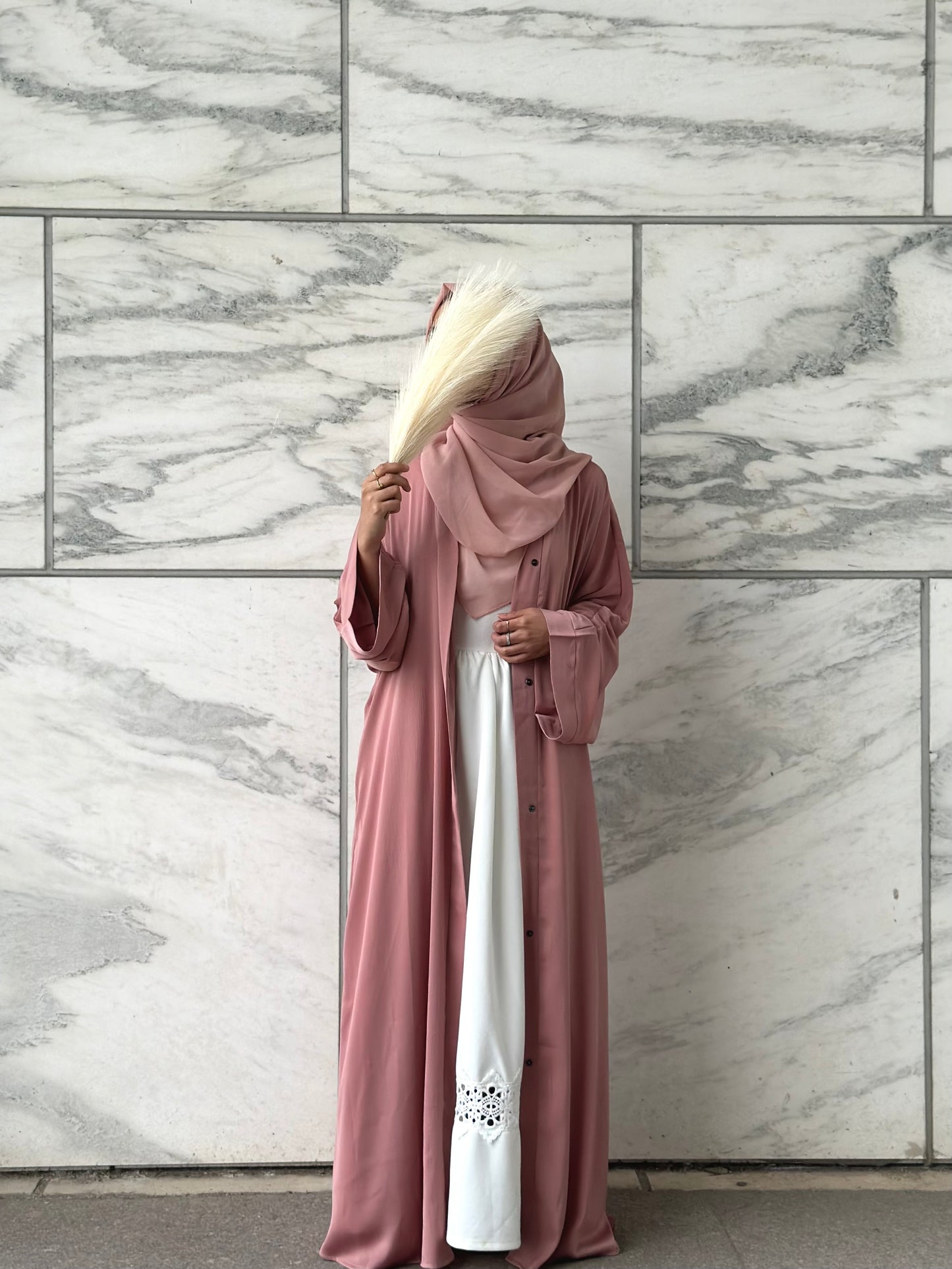 Moonlight Abaya - Pink