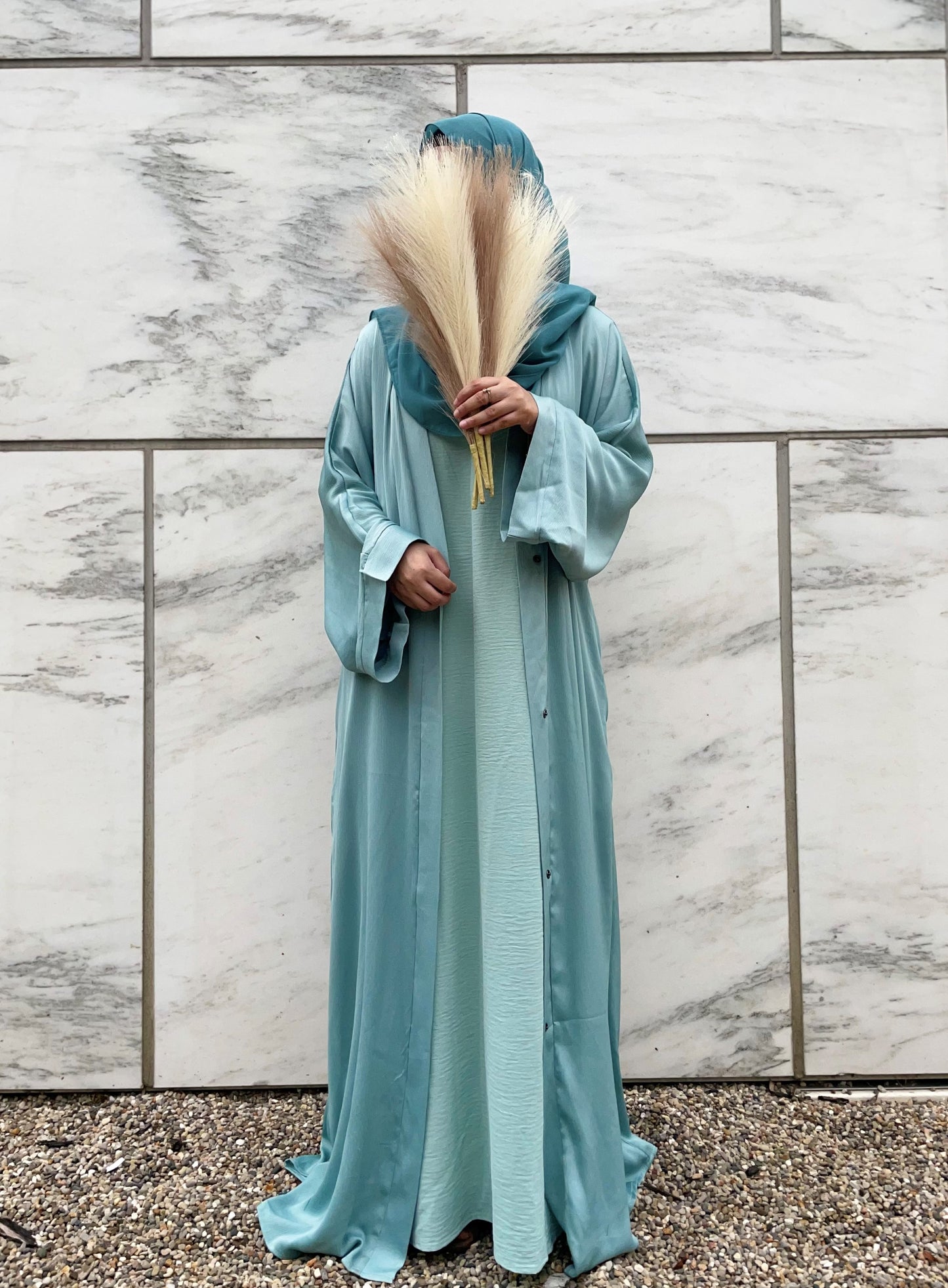 Moonlight Abaya - Mint